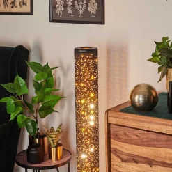 Lampadaire Tumba Led Noir, 1 Lumiere