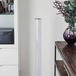 Lampadaire Tumurora Led Chrome, 1 Lumiere, Telecommandes