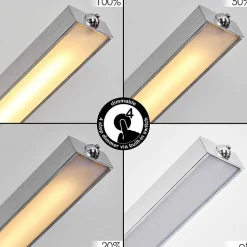 Lampadaire Uttorp Led Argente, 1 Lumiere