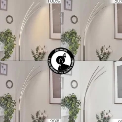 Lampadaire Uttorp Led Nickel Mat, 3 Lumieres