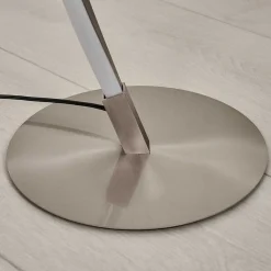 Lampadaire Wellington Led Acier Inoxydable, 2 Lumieres