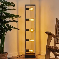 Lampadaire Wick Noir, 5 Lumieres