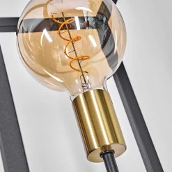 Lampadaire Woden Laiton, Noir, 3 Lumieres