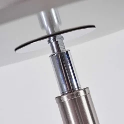 Lampadaire Wonsbek Led Nickel Mat, 2 Lumieres