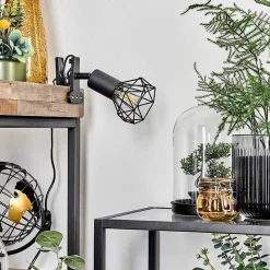 Lampe A Clipper Baripada Noir, 1 Lumiere