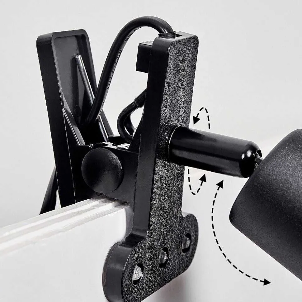 Lampe A Clipper Baripada Noir, 1 Lumiere