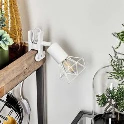 Lampe A Clipper Baripada Blanc, 1 Lumiere