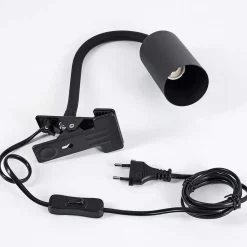 Lampe A Clipper Javel Noir, 1 Lumiere