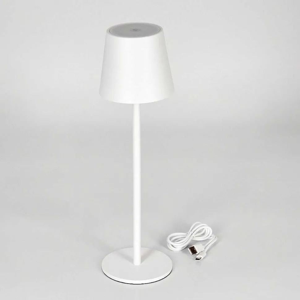 Lampe A Poser Allen Led Blanc, 1 Lumiere