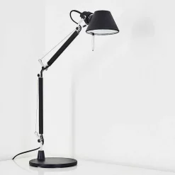 Lampe A Poser Artemide Tolomeo Micro Noir, 1 Lumiere