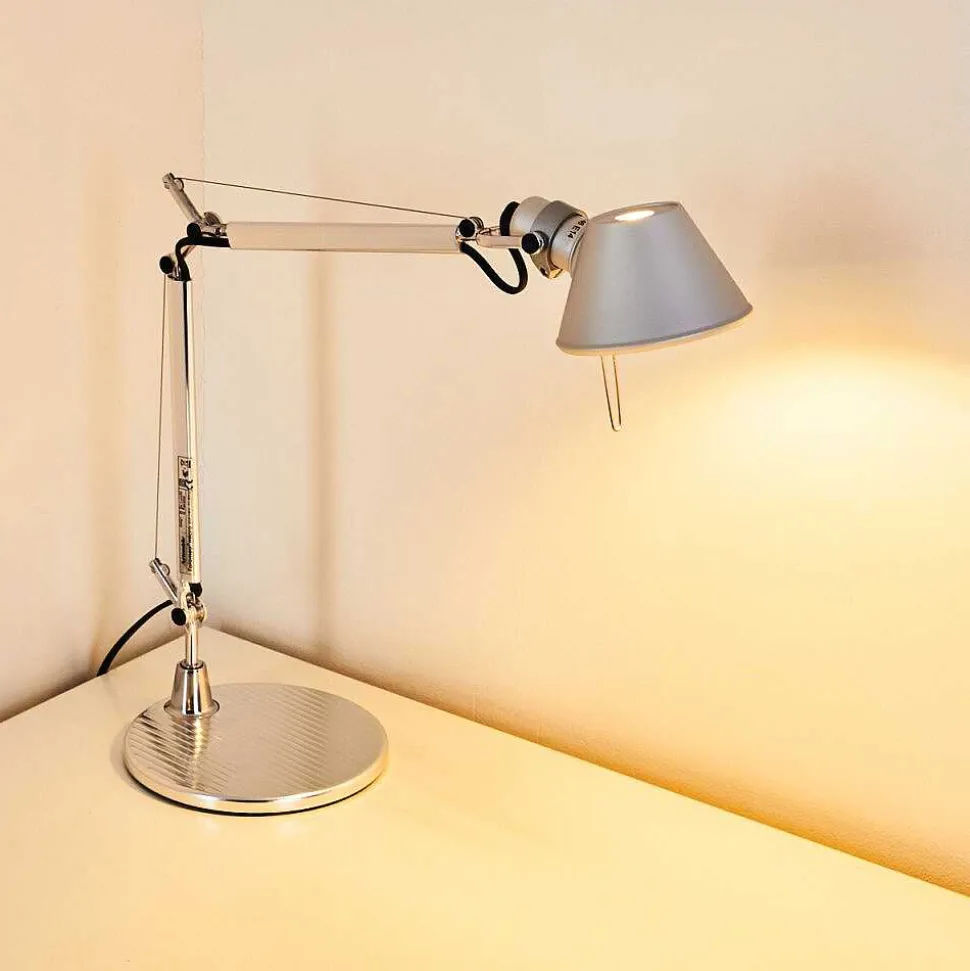 Lampe A Poser Artemide Tolomeo Micro Aluminium, 1 Lumiere