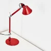 Lampe A Poser Artemide Tolomeo Micro Rouge, 1 Lumiere