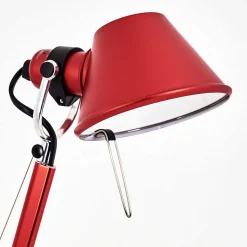 Lampe A Poser Artemide Tolomeo Micro Rouge, 1 Lumiere