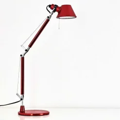 Lampe A Poser Artemide Tolomeo Micro Rouge, 1 Lumiere