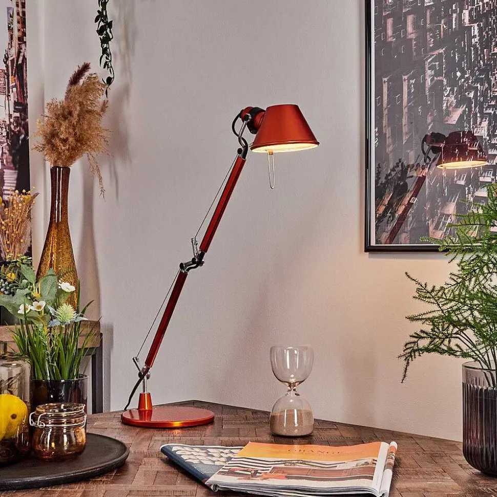 Lampe A Poser Artemide Tolomeo Micro Orange, 1 Lumiere