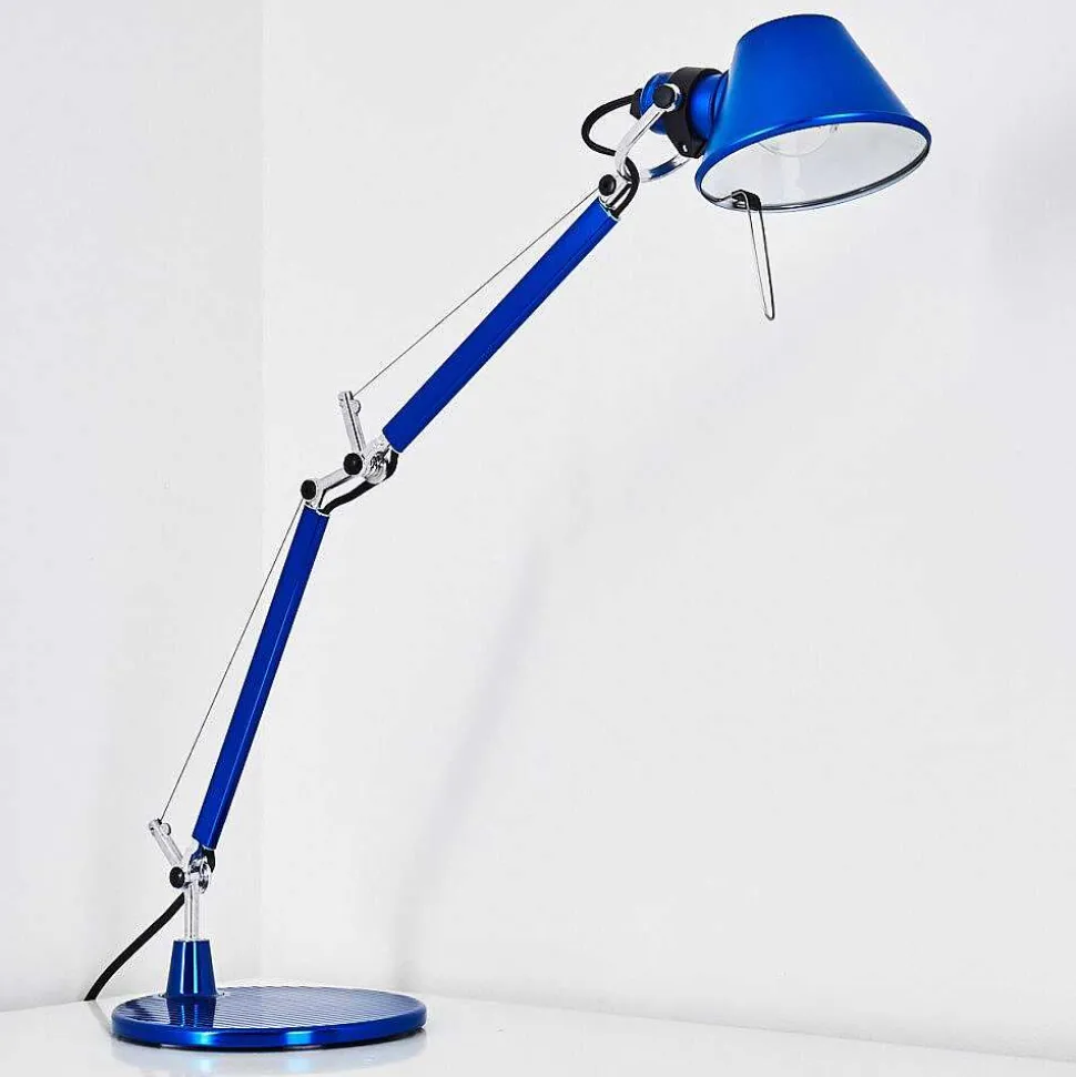 Lampe A Poser Artemide Tolomeo Micro Bleu, 1 Lumiere