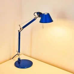 Lampe A Poser Artemide Tolomeo Micro Bleu, 1 Lumiere
