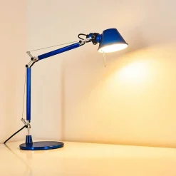 Lampe A Poser Artemide Tolomeo Micro Bleu, 1 Lumiere