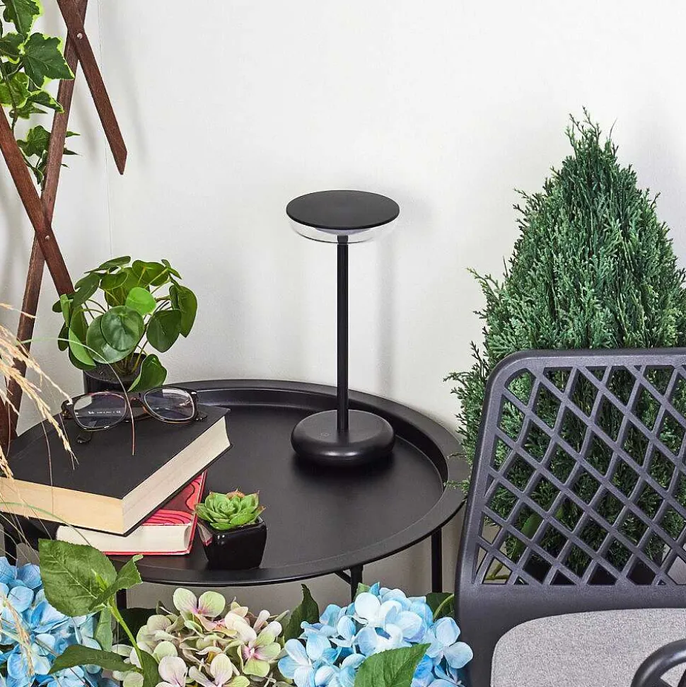 Lampe A Poser Baigorrita Led Noir, 1 Lumiere