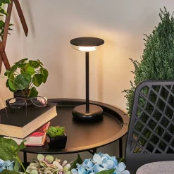 Lampe A Poser Baigorrita Led Noir, 1 Lumiere