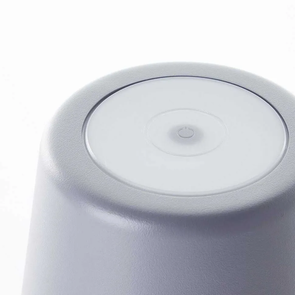 Lampe A Poser Brilliant Kaami Led Gris, 1 Lumiere