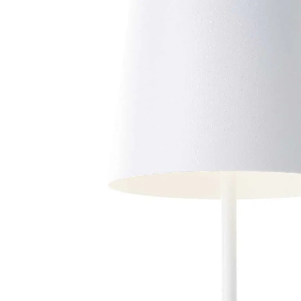 Lampe A Poser Brilliant Kaami Led Blanc, 1 Lumiere