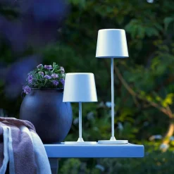 Lampe A Poser Brilliant Kaami Led Blanc, 1 Lumiere