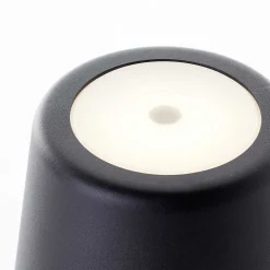 Lampe A Poser Brilliant Kaami Led Noir, 1 Lumiere