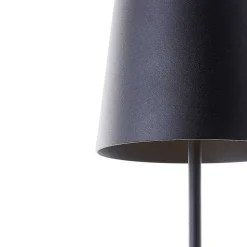 Lampe A Poser Brilliant Kaami Led Noir, 1 Lumiere