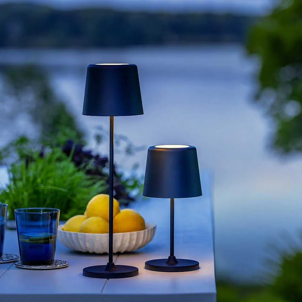 Lampe A Poser Brilliant Kaami Led Noir, 1 Lumiere