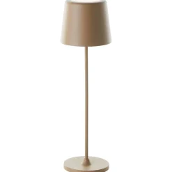 Lampe A Poser Brilliant Kaami Led Brun, 1 Lumiere