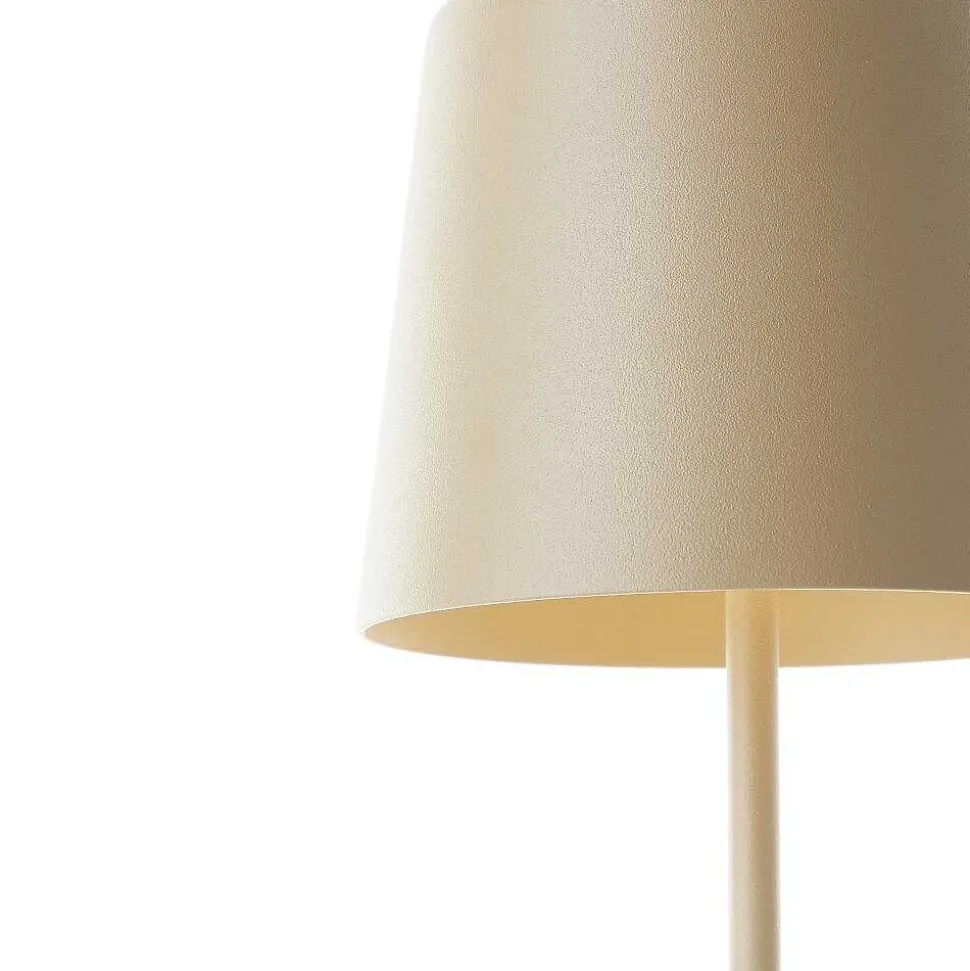 Lampe A Poser Brilliant Kaami Led Brun, 1 Lumiere