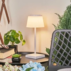 Lampe A Poser Burzaco Led Blanc, 1 Lumiere, Changeur De Couleurs