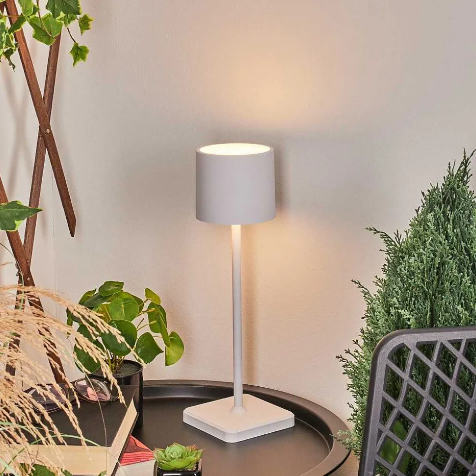 Lampe A Poser Cajas Led Blanc, 1 Lumiere