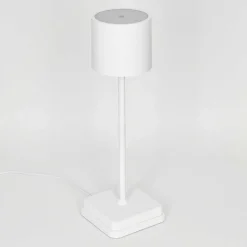 Lampe A Poser Cajas Led Blanc, 1 Lumiere