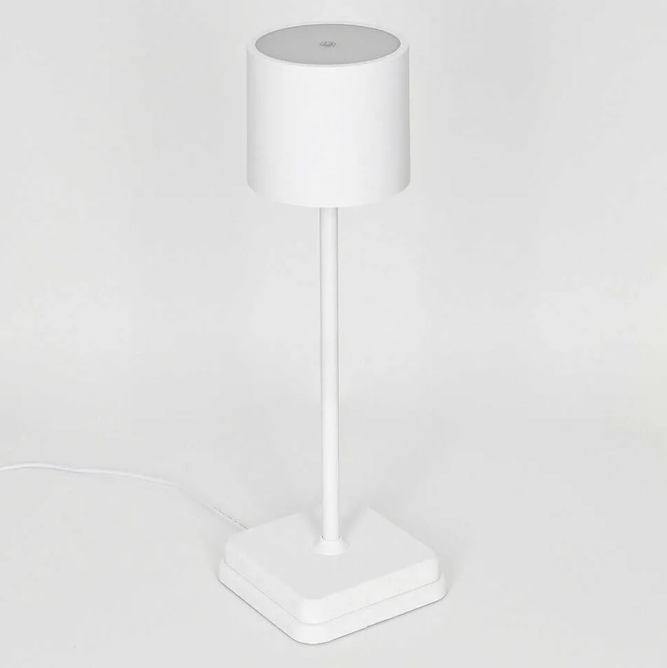 Lampe A Poser Cajas Led Blanc, 1 Lumiere