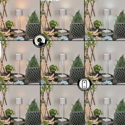 Lampe A Poser Cajas Led Blanc, 1 Lumiere