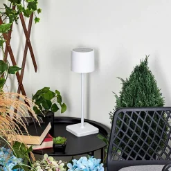 Lampe A Poser Cajas Led Blanc, 1 Lumiere