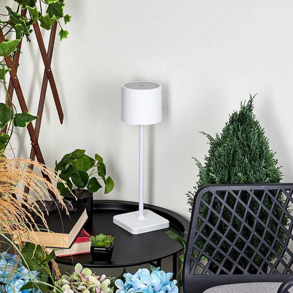 Lampe A Poser Cajas Led Blanc, 1 Lumiere