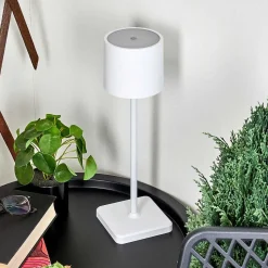 Lampe A Poser Cajas Led Blanc, 1 Lumiere