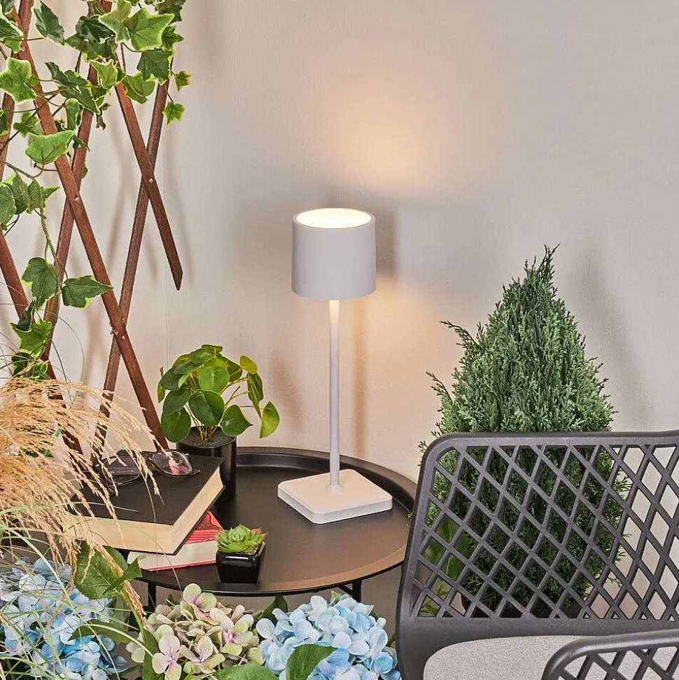 Lampe A Poser Cajas Led Blanc, 1 Lumiere