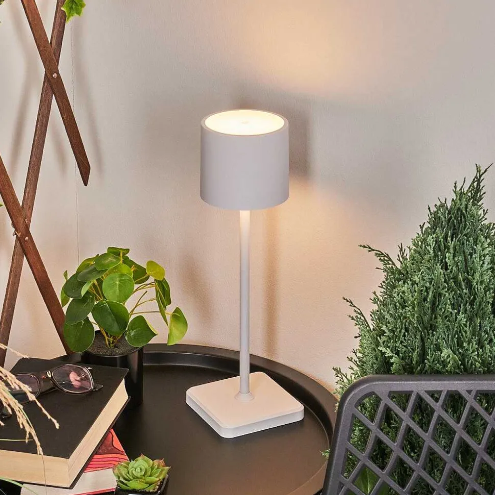 Lampe A Poser Cajas Led Blanc, 1 Lumiere