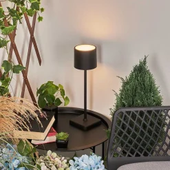 Lampe A Poser Cajas Led Noir, 1 Lumiere