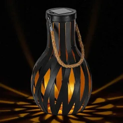 Lampe A Poser Eglo Z_Solar Led Or, Noir, 1 Lumiere