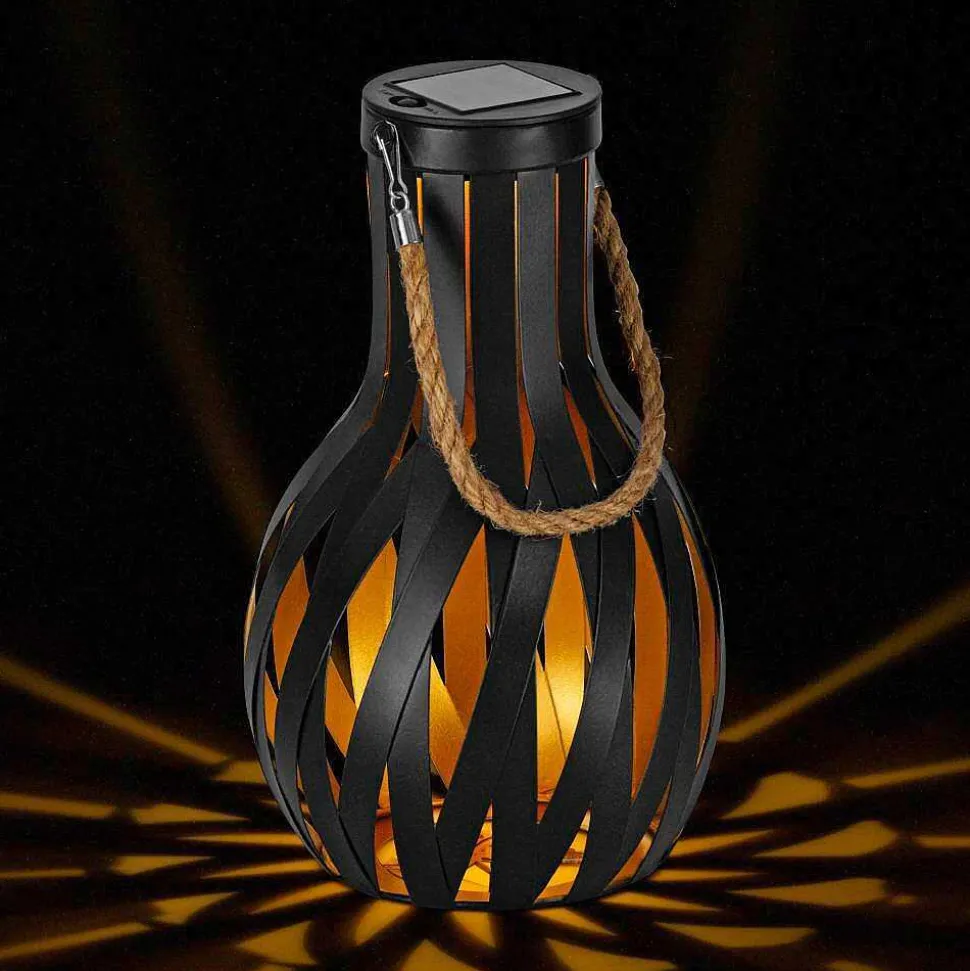 Lampe A Poser Eglo Z_Solar Led Or, Noir, 1 Lumiere