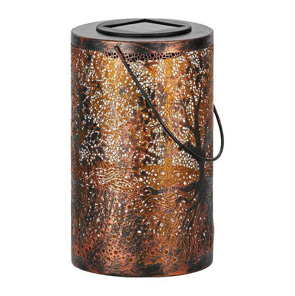 Lampe A Poser Eglo Z_Solar Led Bruni, Or, Noir, 1 Lumiere