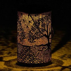 Lampe A Poser Eglo Z_Solar Led Bruni, Or, Noir, 1 Lumiere