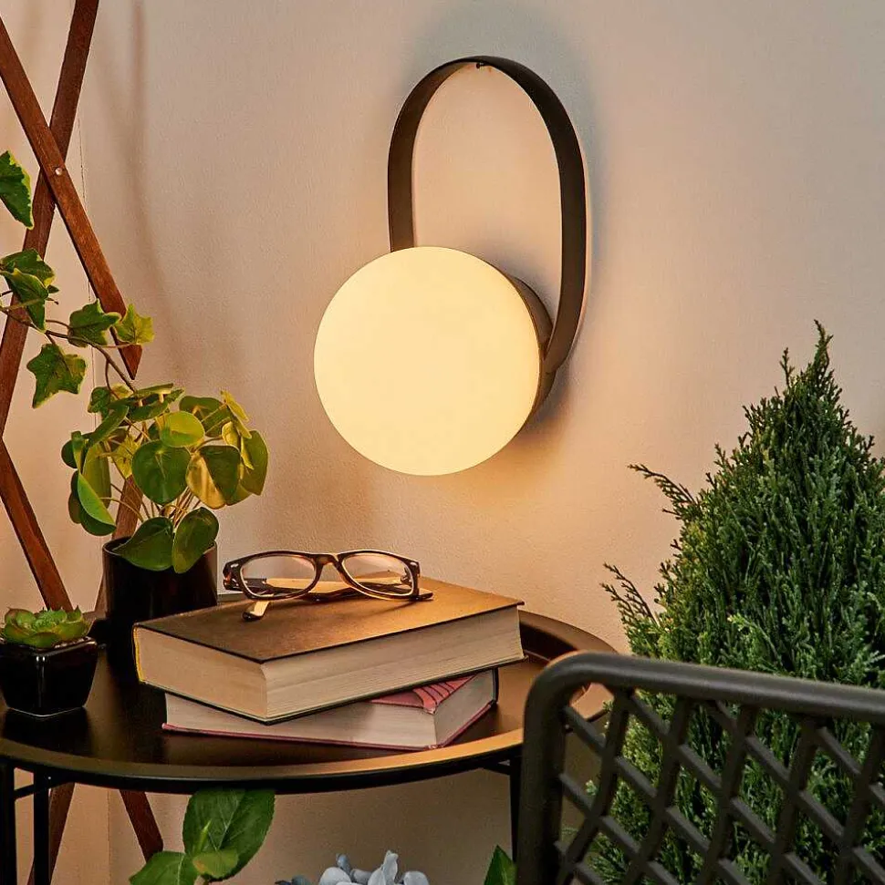 Lampe A Poser Fair Led Noir, 1 Lumiere, Changeur De Couleurs