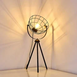Lampe A Poser Flambeau Noir, 1 Lumiere