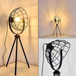 Lampe A Poser Flambeau Noir, 1 Lumiere